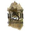 Modern Intricate Hand Carved Small Sevan Wood Home Altar Modern Intricate Hand Carved Small Sevan Wood Home Altar