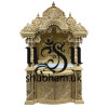 Modern Intricate Hand Carved Small Sevan Wood Home Altar Modern Intricate Hand Carved Small Sevan Wood Home Altar