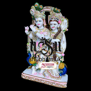 Buy Radha Krishna Elegant Marble Statue Murti for home Buy Radha Krishna Elegant Marble Statue Murti for home