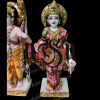 Beautiful Family Ram Darbar Marble Murti for Home Mandir UK