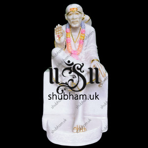 Sai Baba Marble idol for Home Mandir UK