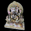 Beautiful Divine look Ganesh Ji Marble Statue Idol for Home Mandir