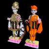Superior Quality Statue Swaminarayan Marble Murti UK for Home Temple