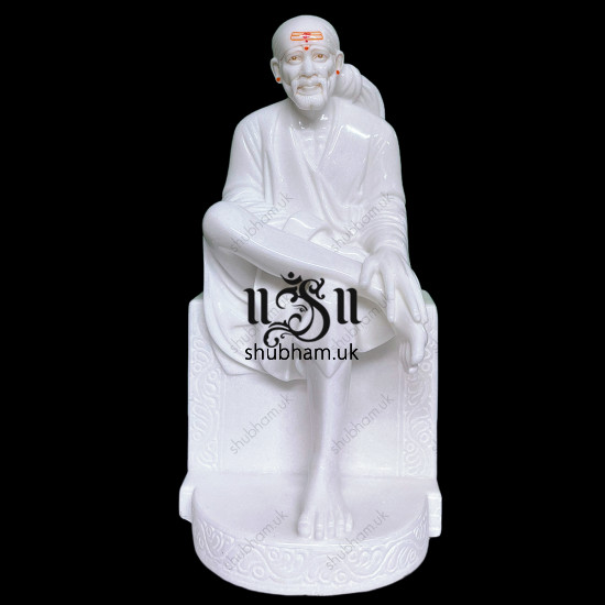 Shirdi Sai Baba Marble Statue for Home Temple UK