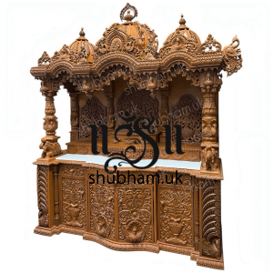 Buy Big Wooden Pooja Mandapan Mandir for Home in the UK
