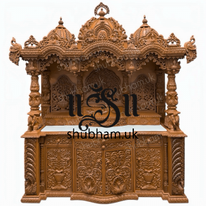 Buy Big Wooden Pooja Mandapan Mandir for Home in the UK