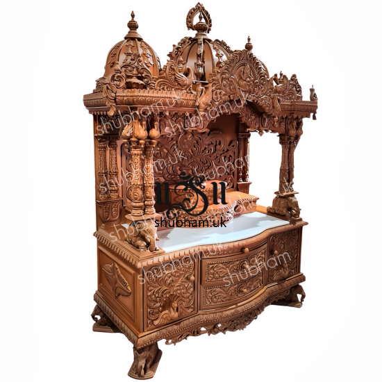 Large size Hindu Wooden mandir for Home