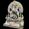 Super fine Pure White Vietnam Marble Ganesh Ji Statue