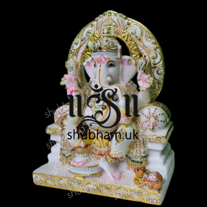 Ganesh Ji Marble Stone Statue for Your Home Temple