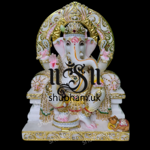 Ganesh Ji Marble Stone Statue for Your Home Temple