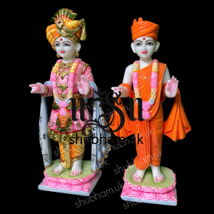 Bagwan Swaminarayan Marble Statue for Home Temple UK USA