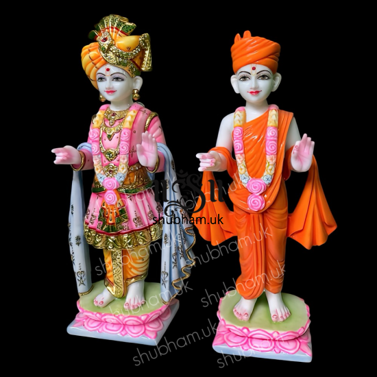 Bagwan Swaminarayan Marble Statue for Home Temple UK USA