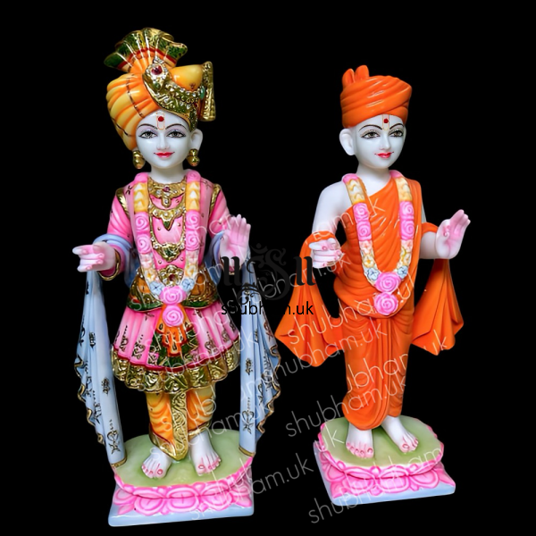 Bagwan Swaminarayan Marble Statue for Home Temple UK USA
