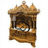 Intricate Hand Carved Wooden mandir for Home
