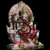 Elegant Crafted Laxmi Mata Seated on Beautiful Sinhasan - 13 inch