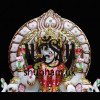 Elegant Crafted Laxmi Mata Seated on Beautiful Sinhasan - 13 inch