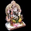 Exquisite God Ganesha Murti with Special Sinhasan - 15 inch