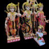 Buy Pure White Marble Ram Darbar Statue UK - 18 inch